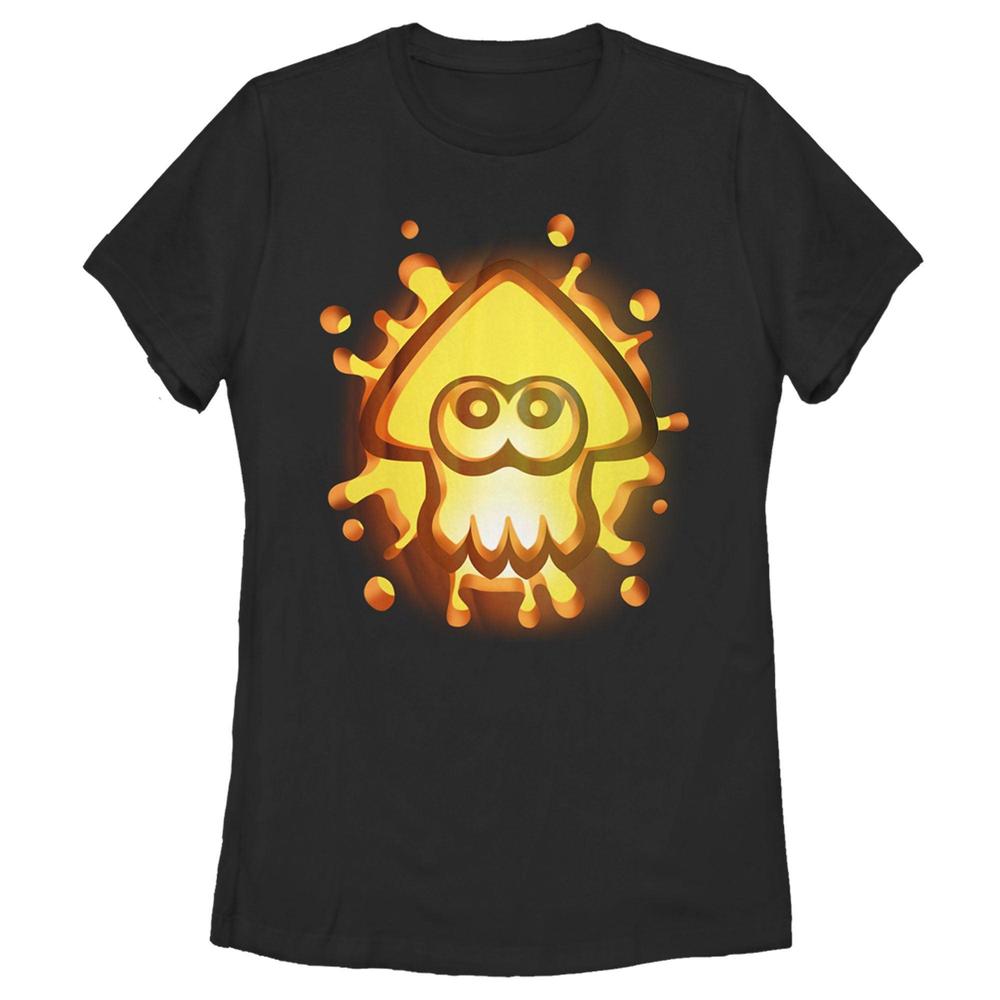 Womens Nintendo Halloween Splatoon Pumpkin Tshirt